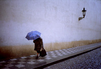 Woman with Umbrella, Prague - 1999