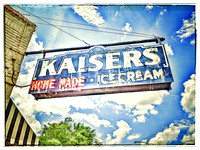 Kaiser's Ice Cream Sign